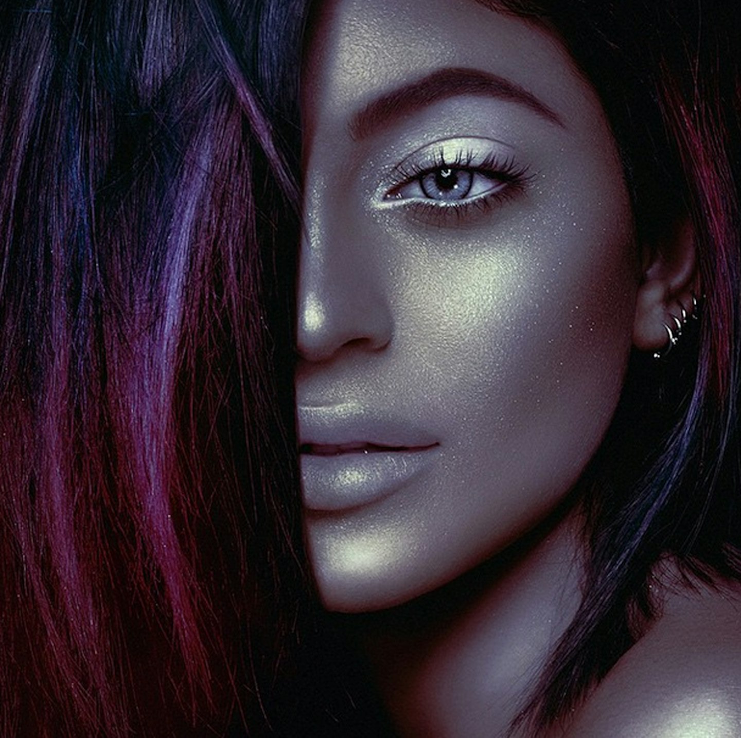 Kylie was accused of 'blacking up' when she posted this image on her Instagram account.