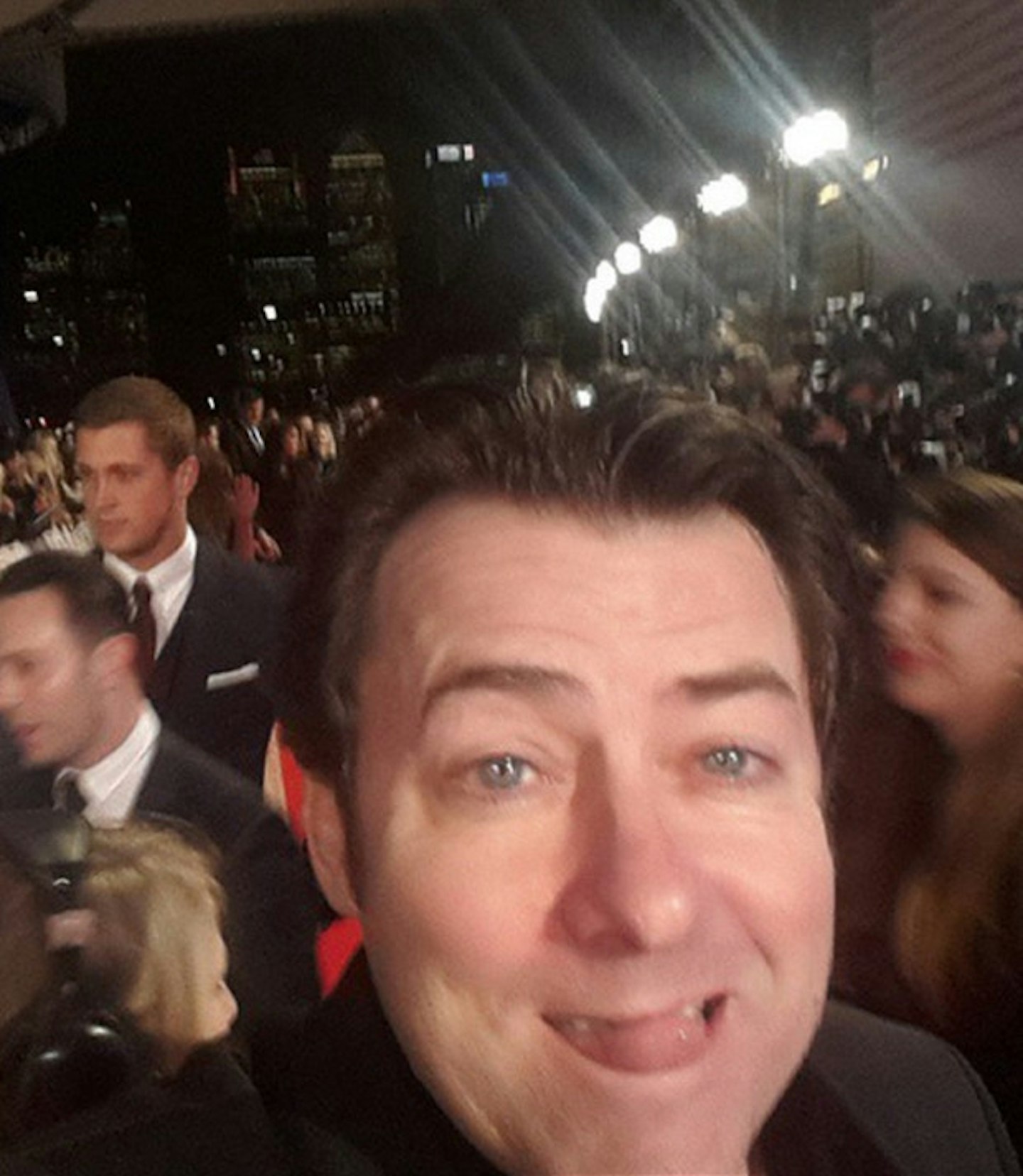 Jonno Ross looking like he's having a good time...