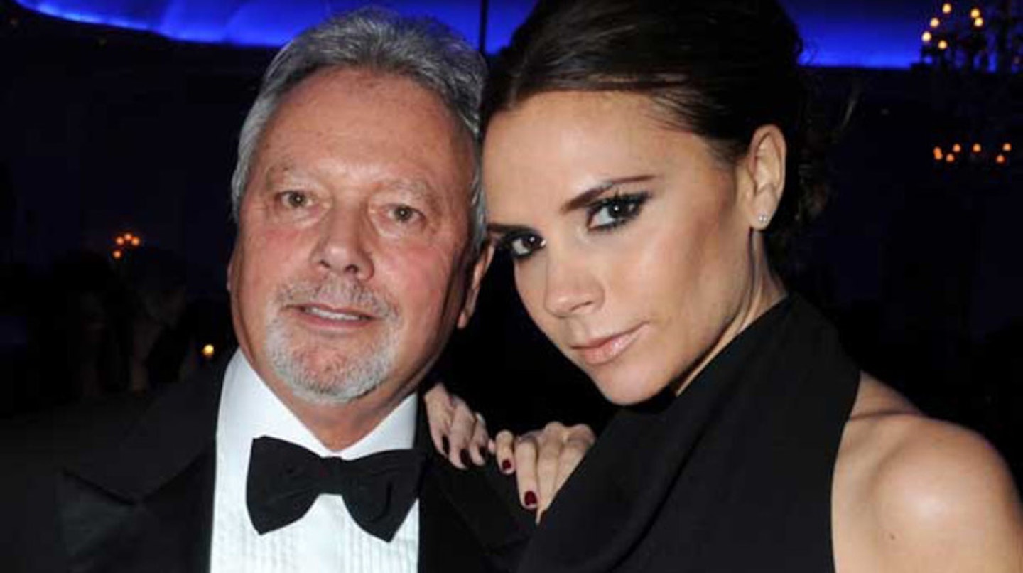 Victoria Beckham and dad Tony