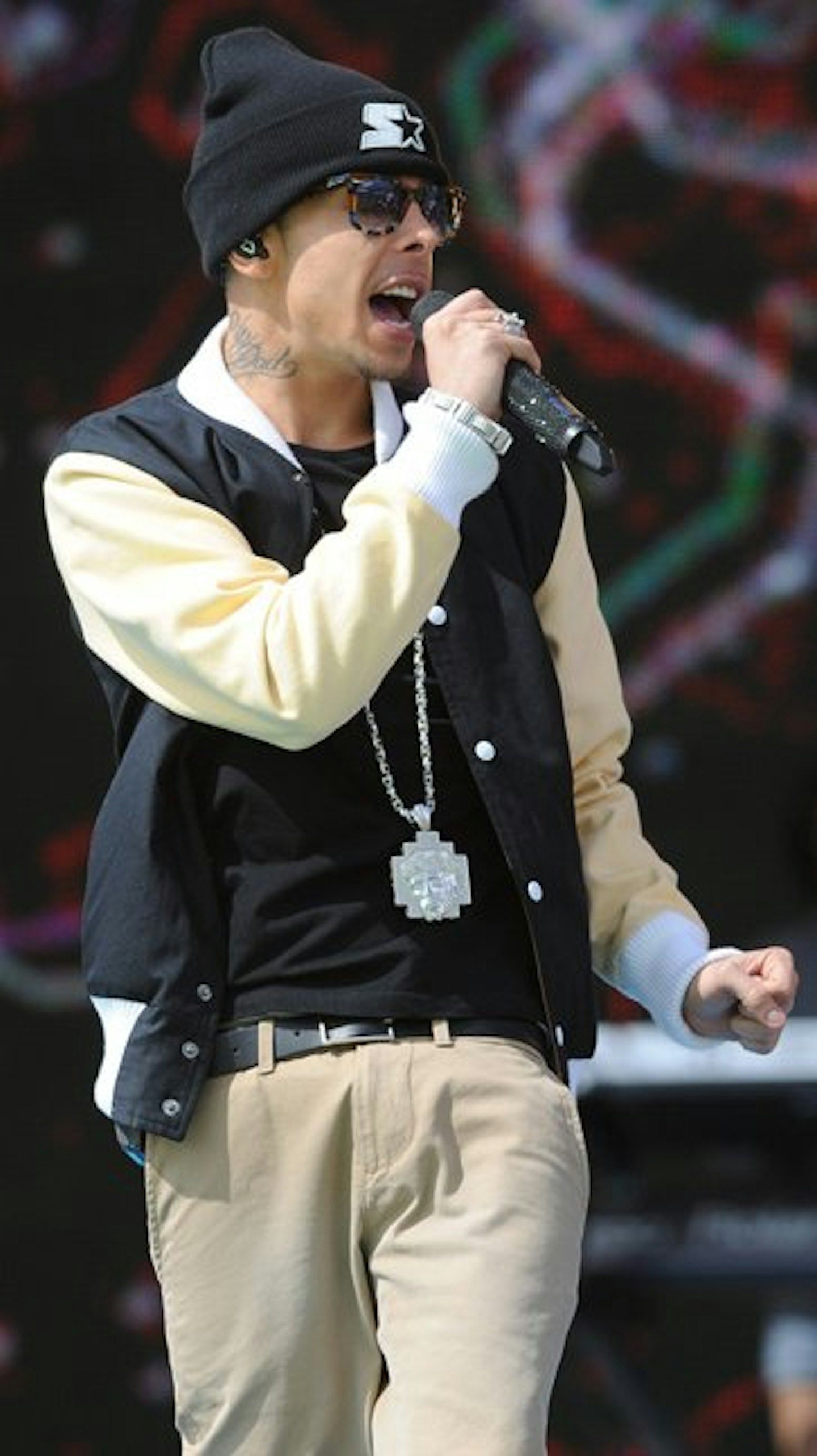 Dappy shot to fame as a rapper in British band N-Dubz