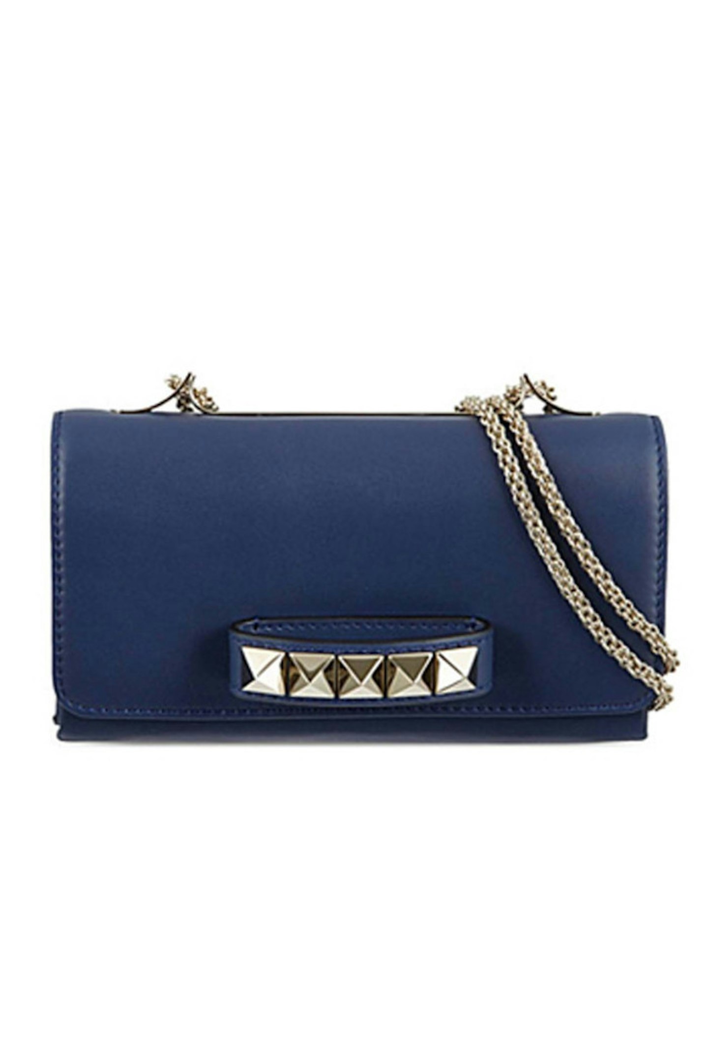 18. Navy studded shoulder bag, £1240, Valentino at Selfridges
