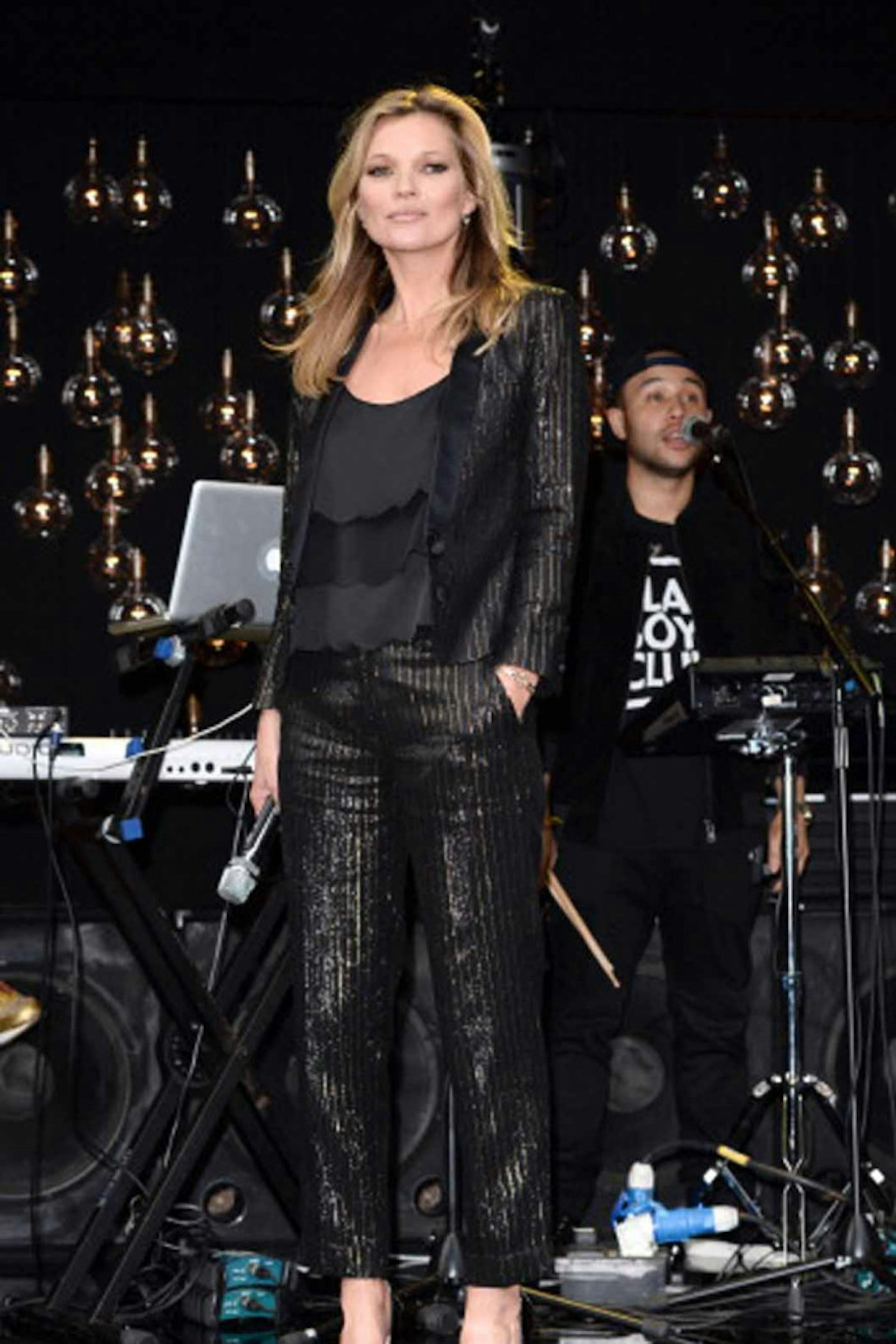 2Kate Moss style topshop launch black suit