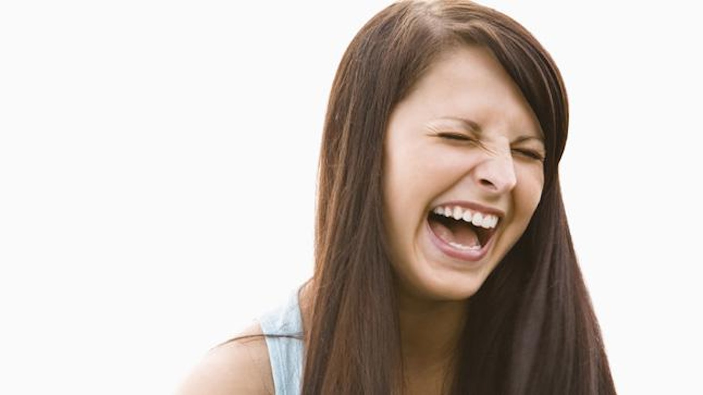 woman-laughing