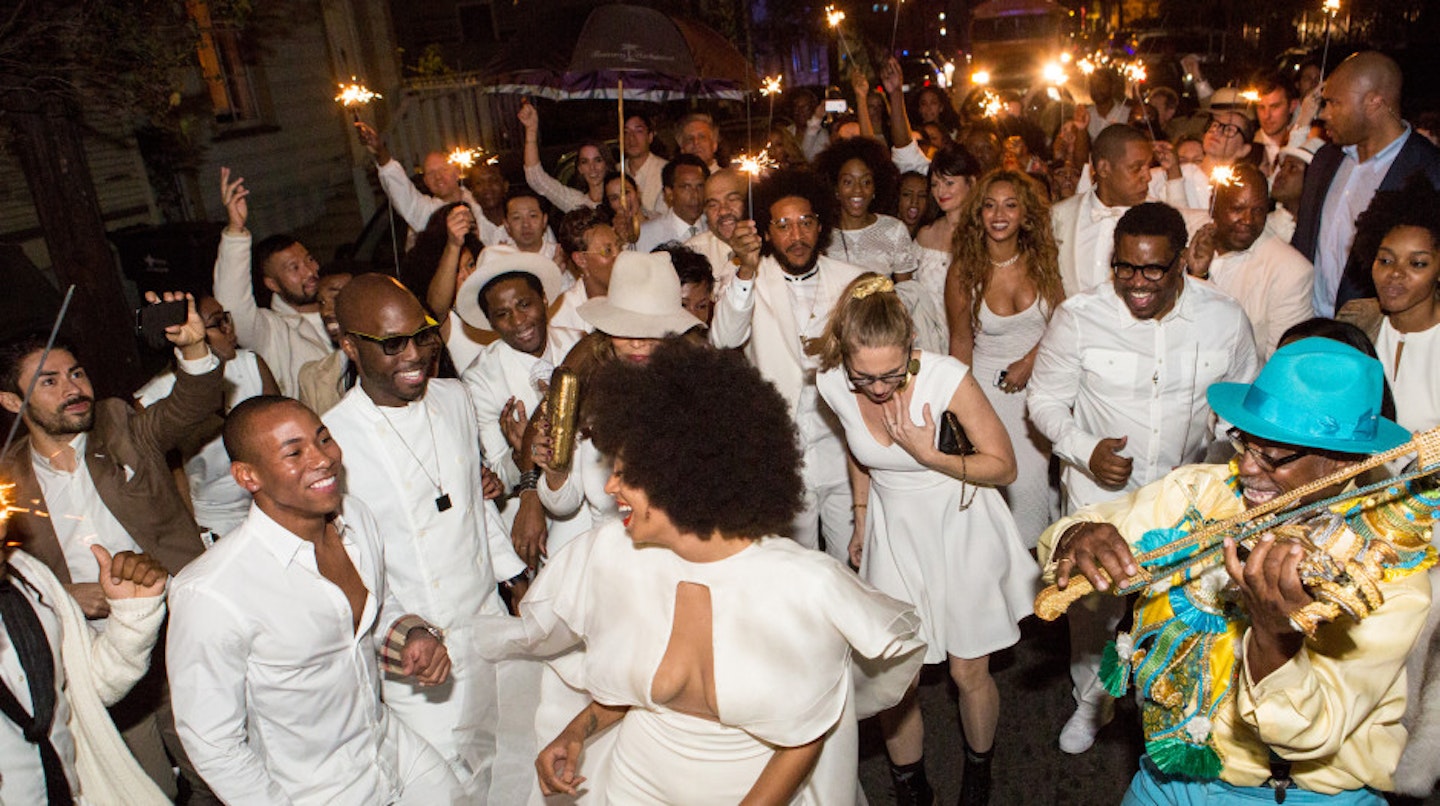 Where's Bey? There she is!