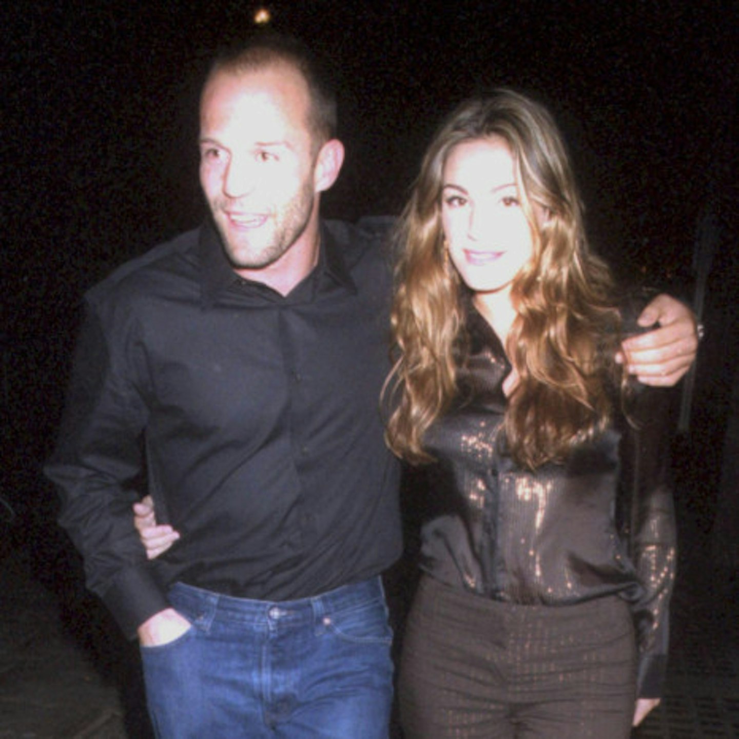 Kelly Brook and ex Jason Statham in 2011