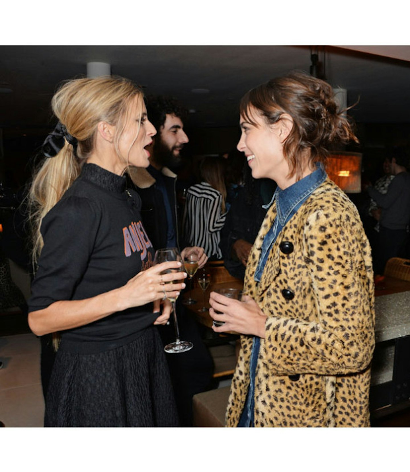 Laura Bailey and Alexa Chung