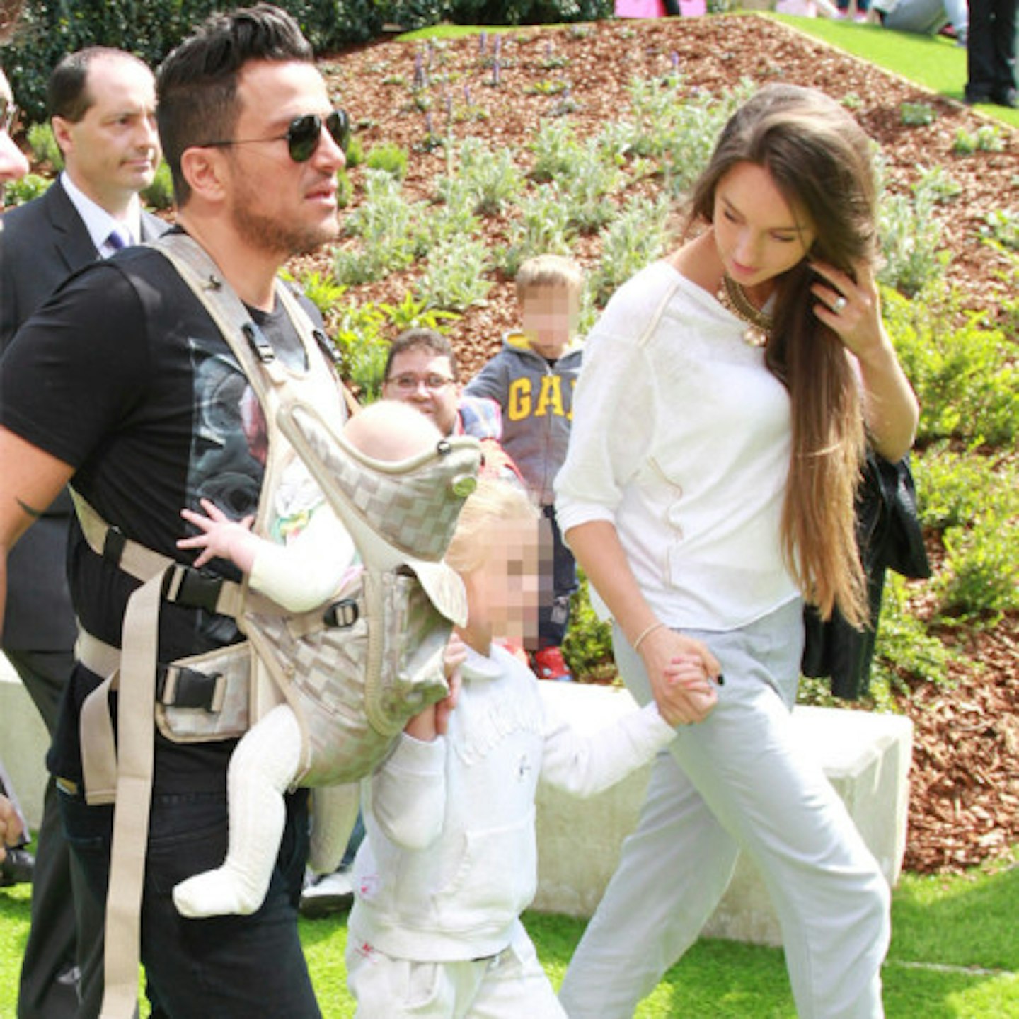 Pete, Emily and the children enjoyed a family day out at the weekend
