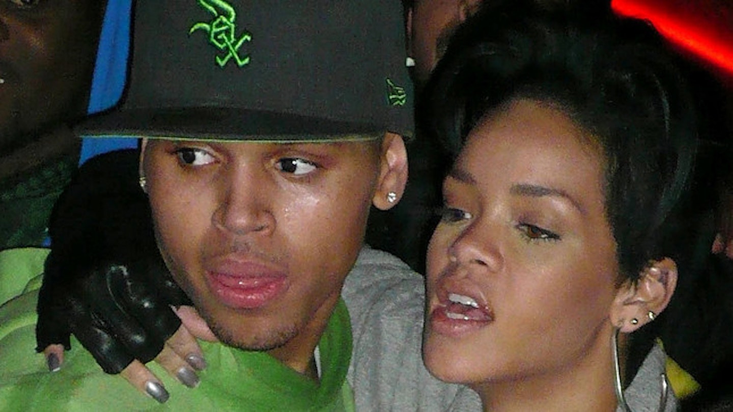 Chris Brown and Rihanna on one of their numerous patch ups.