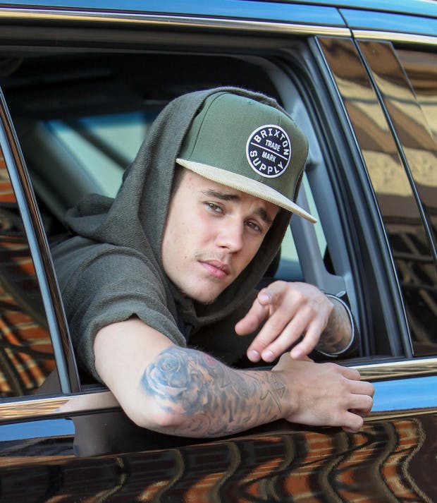 Justin Bieber burst his eardrum diving off a cliff Celebrity