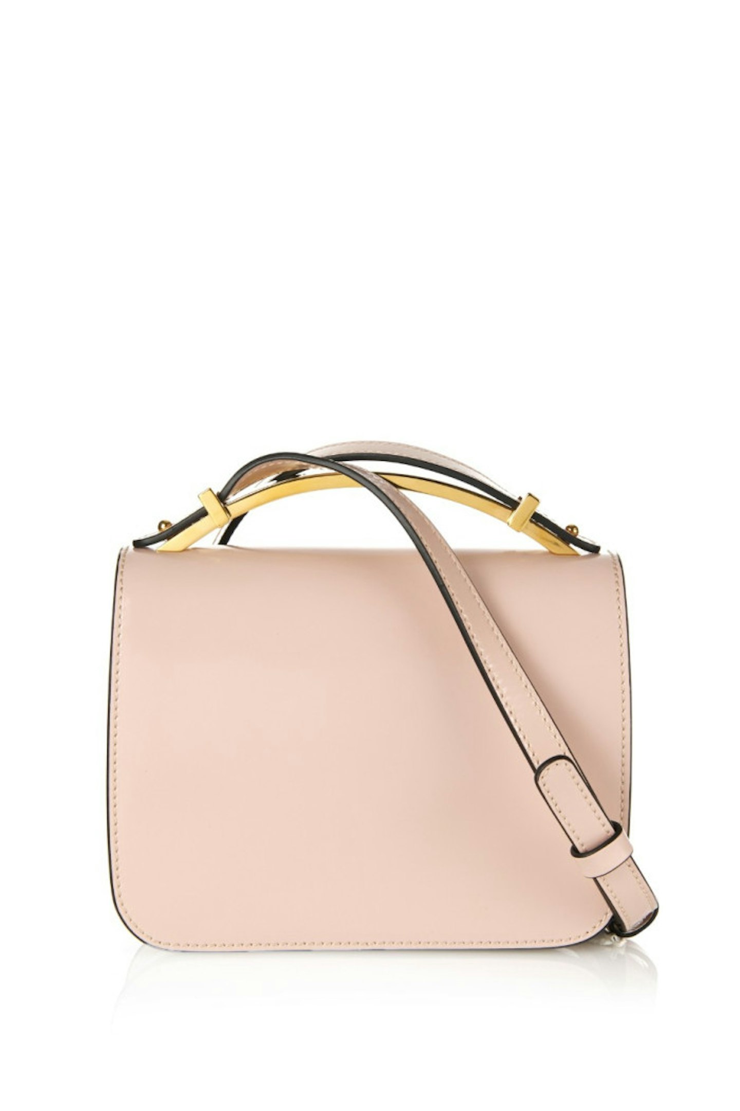 We're obsessed with this gorgeous Marni messenger bag. This is a great transitional piece to take from day - think pretty dresses and flats - to night - paired with killer heels and statement jewelry.