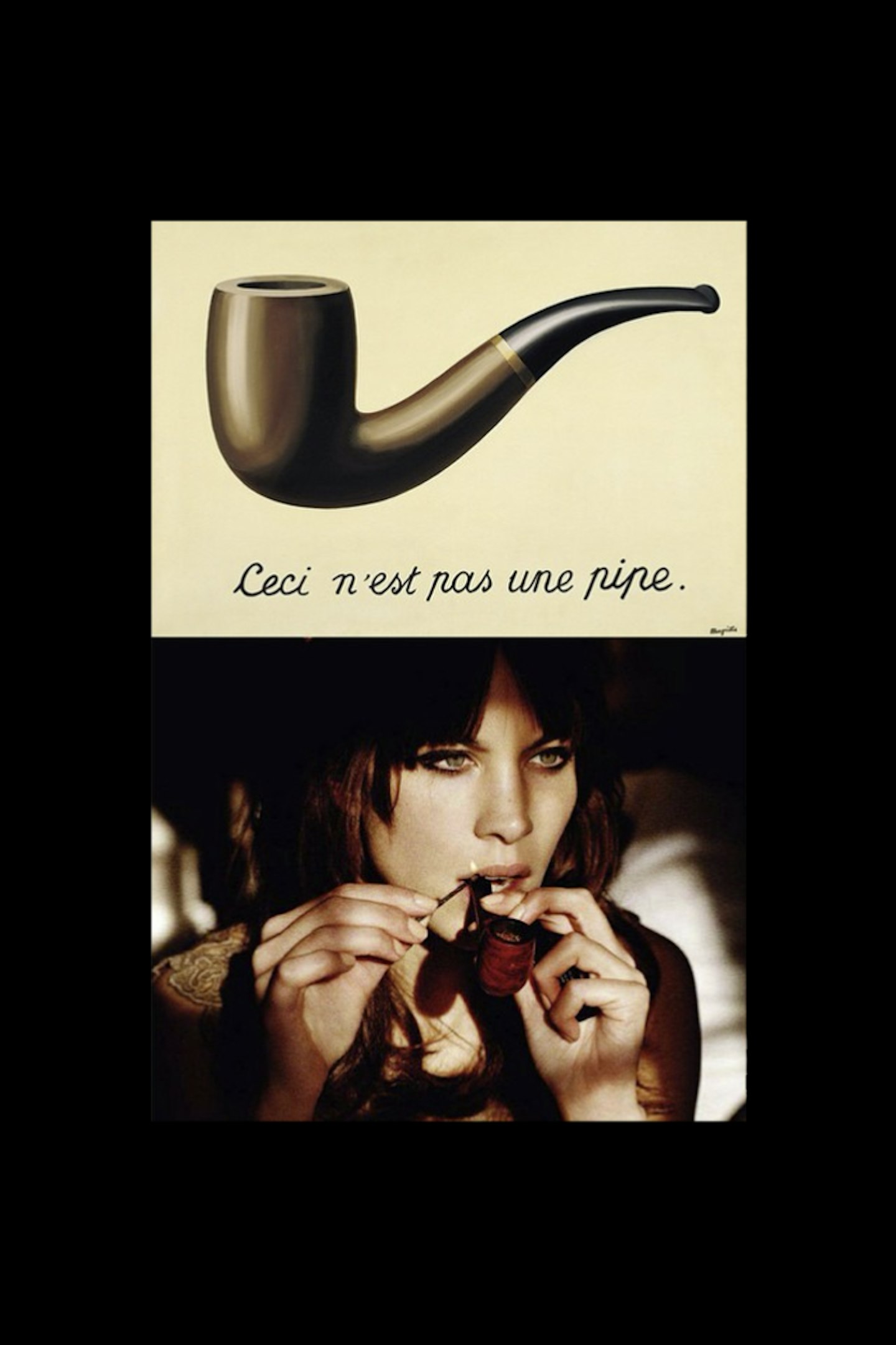 Art-lexa Chung: "The Treachery of Images" by Renu00e9 Magritte (1928-1929) / Alexa's pipe.