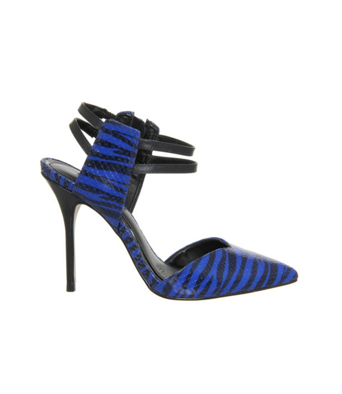 Blue snake pointy courts