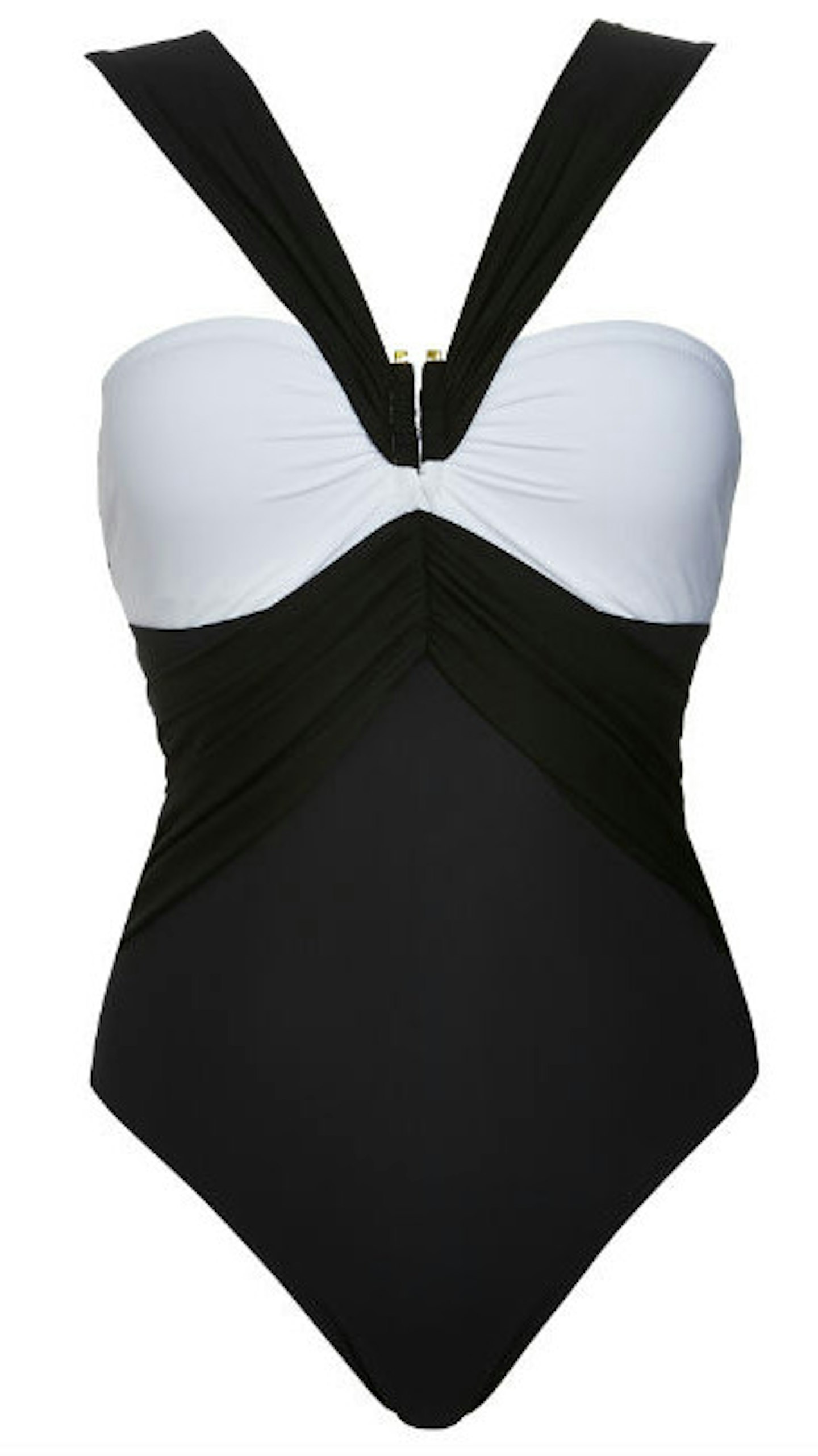 'Love by Julien Macdonald'  Mono contrast swimsuit £25