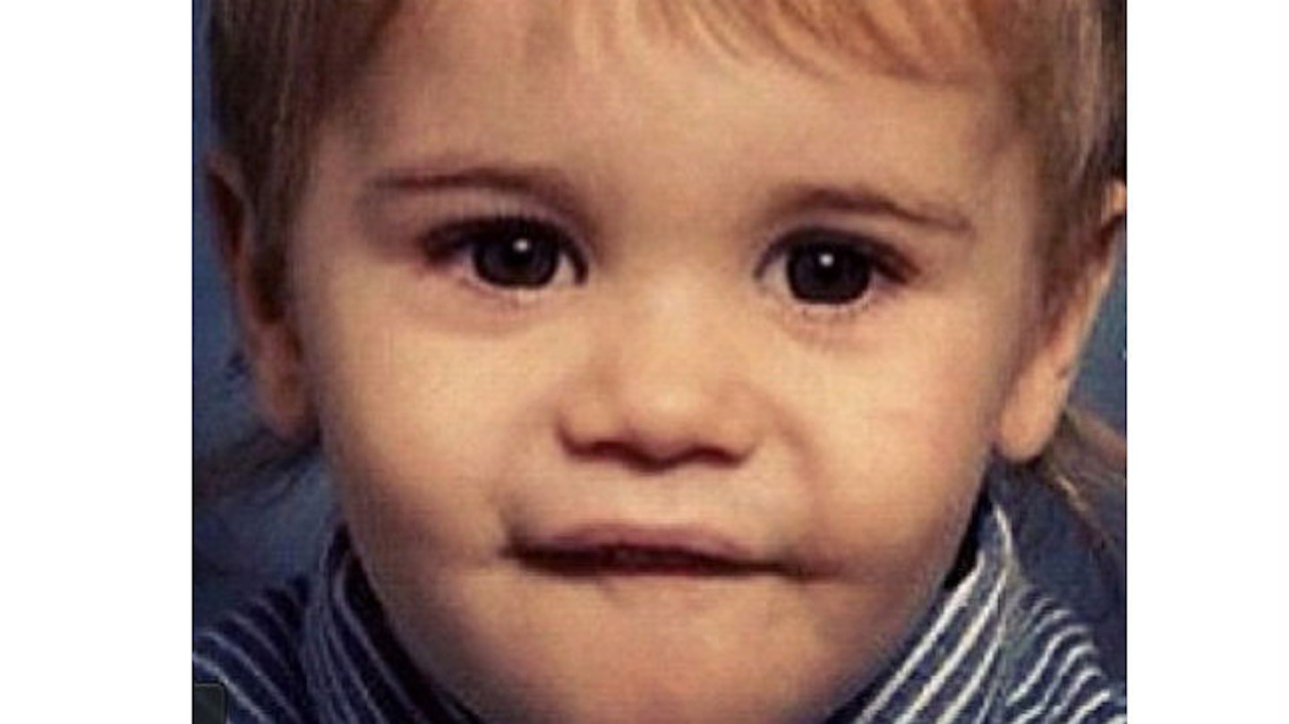 Justin Bieber baby photo 1
