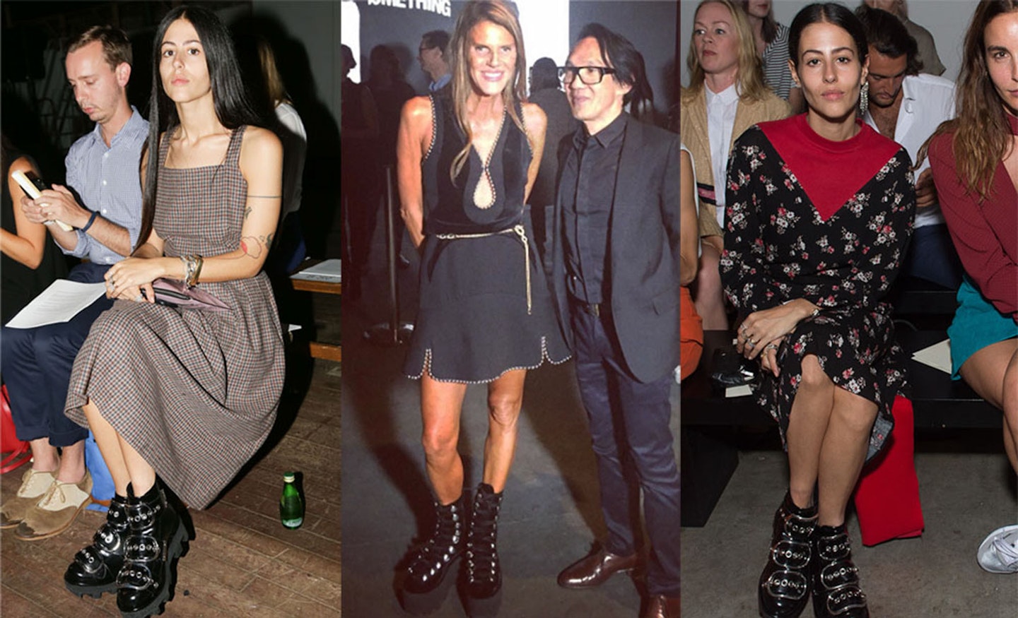 FROWers In Alexander Wang Sloane And Sam Boots [Images Left-Right: Getty, Instagram, Getty]