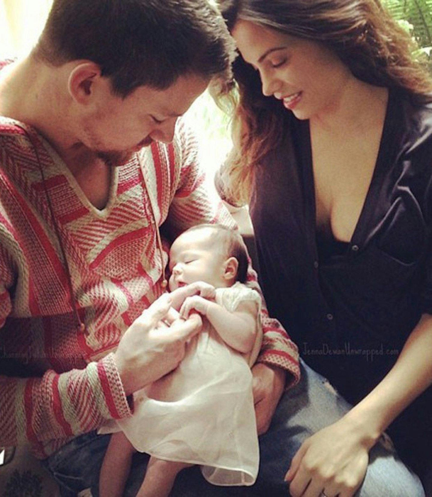 May 2013: Channing Tatum and Jenna Dewan-Tatum welcomed daughter Everly