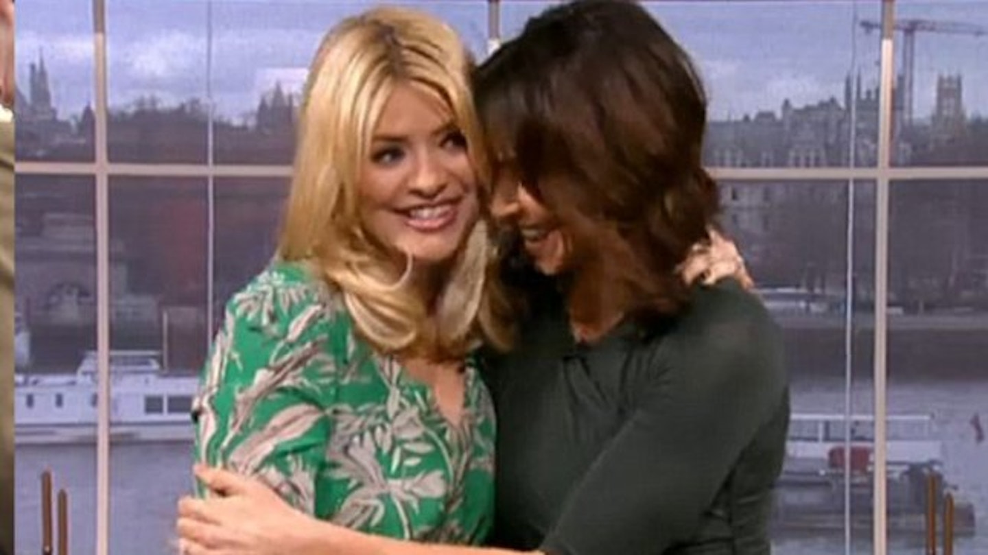 Holly Willoughby and Christine Bleakley on This Morning