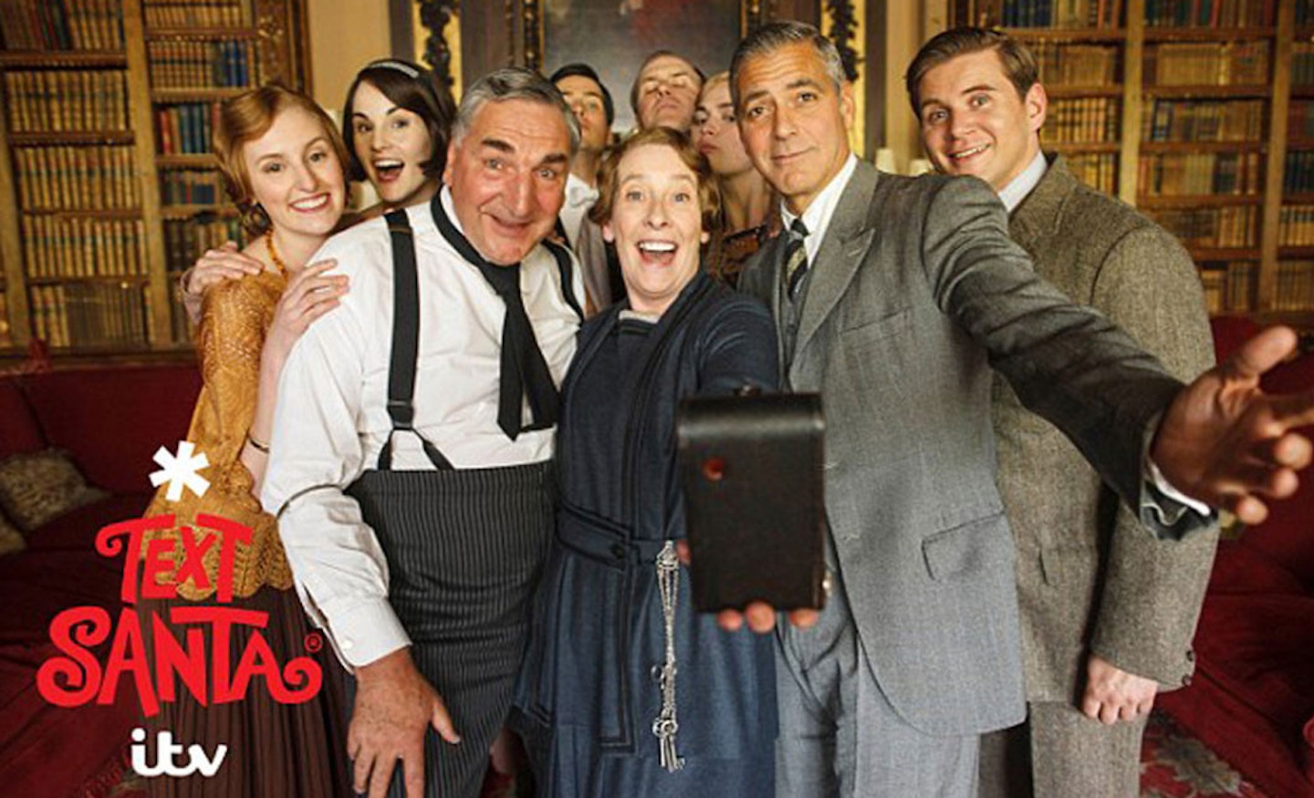 George Clooney joins the Downton cast [ITV]