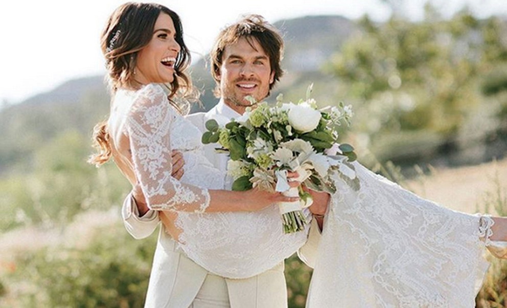 Nikki Reed Finally Shares Photos Of Her Stunning Lace Wedding Gown | Grazia