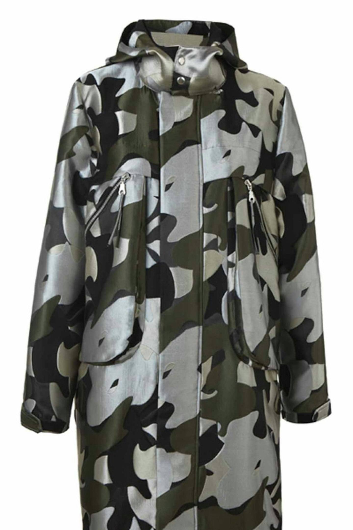 Camo Jacquard Parka