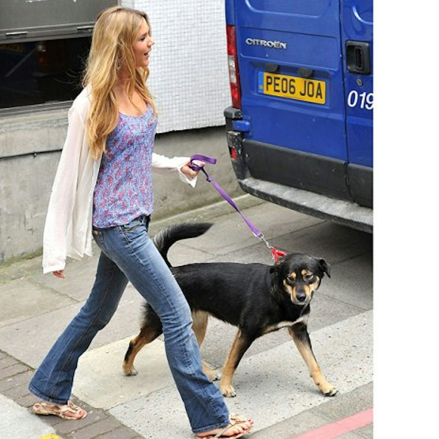 Joss arrived with Maggie at the ITV studios last Tuesday to film Loose women