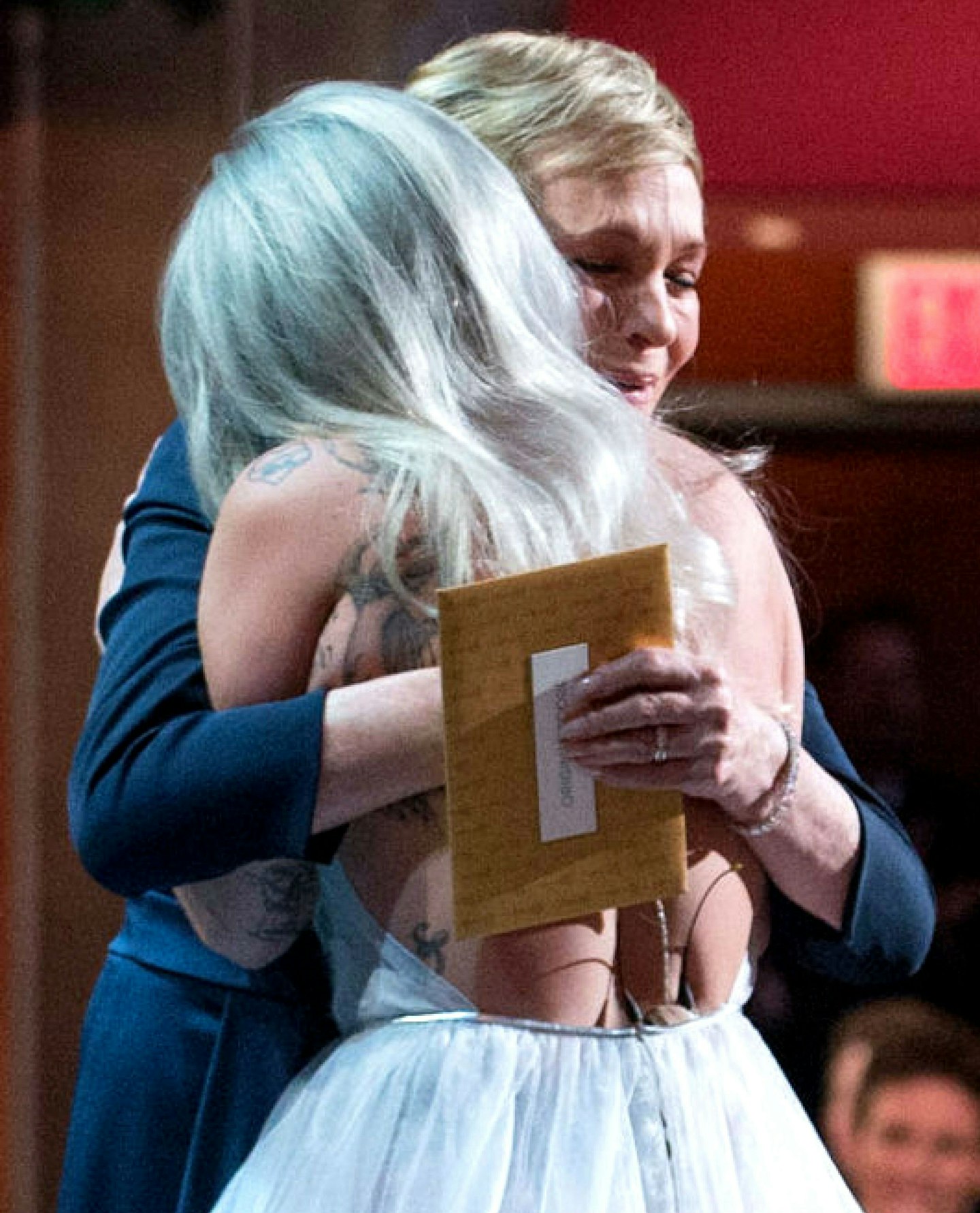 Gaga was joined on stage by Julie Andrews