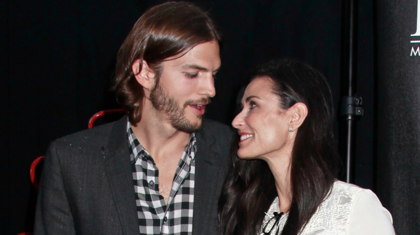 Ashton Kutcher and Demi Moore