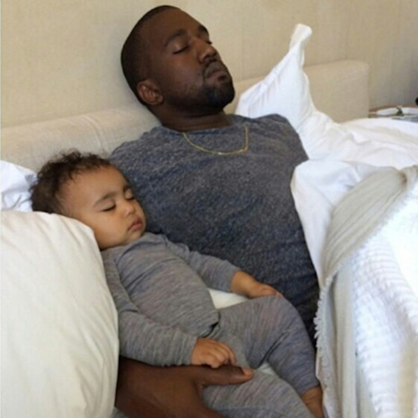 Kim revealed that a passenger on the plane screamed at her daughter North