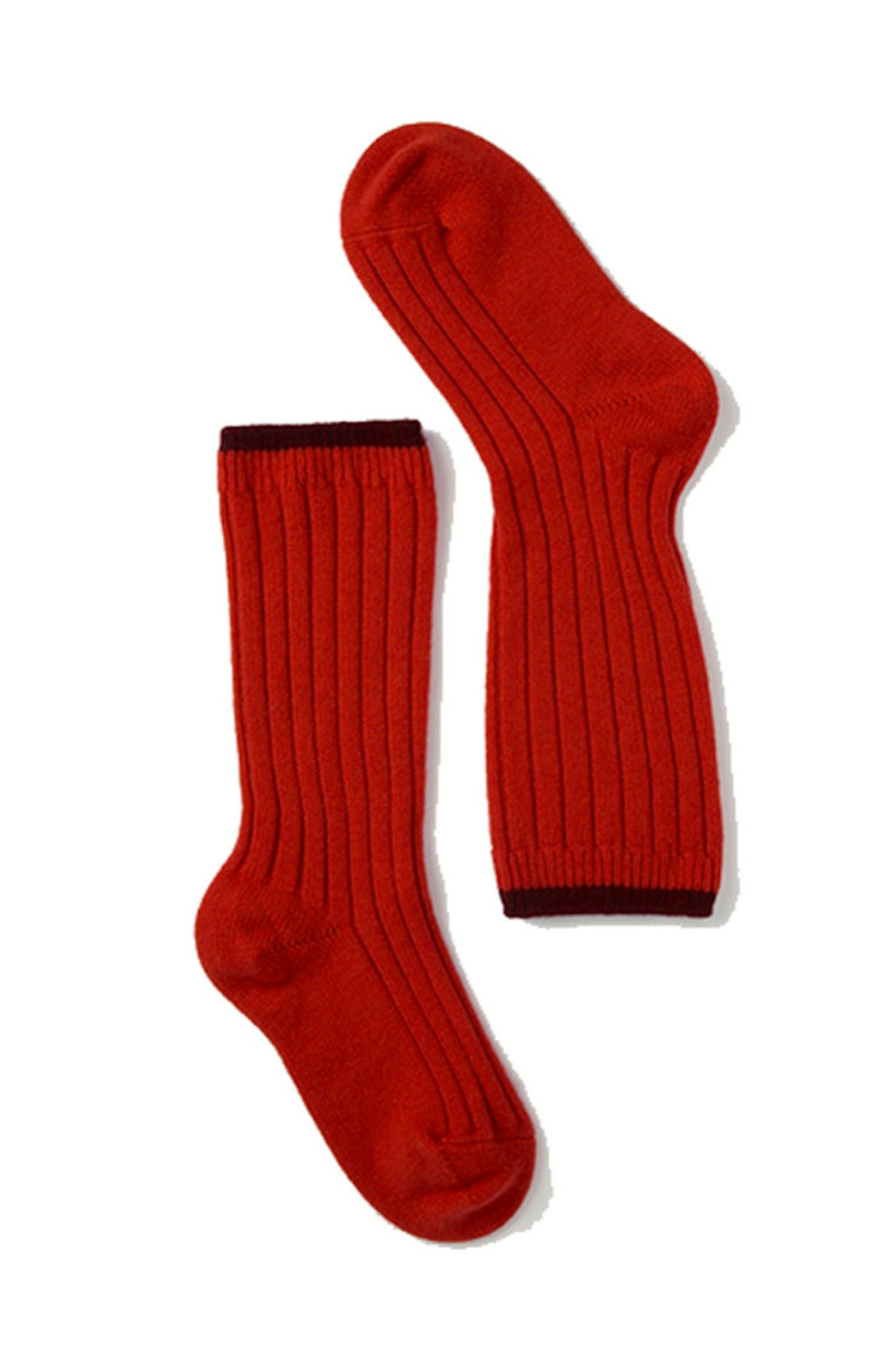 Ribbed socks, £49, &Daughter