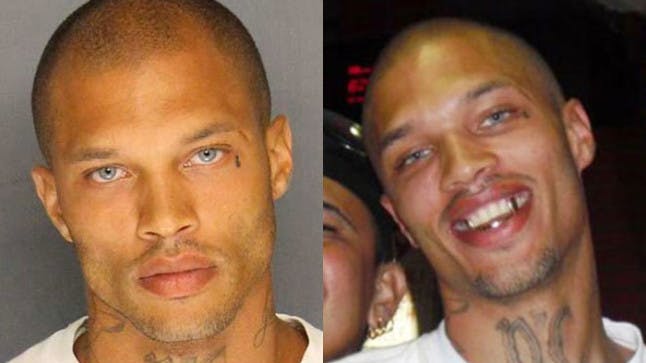 Hot Convict Jeremy Meeks Returns to the Runway Sans Shirt