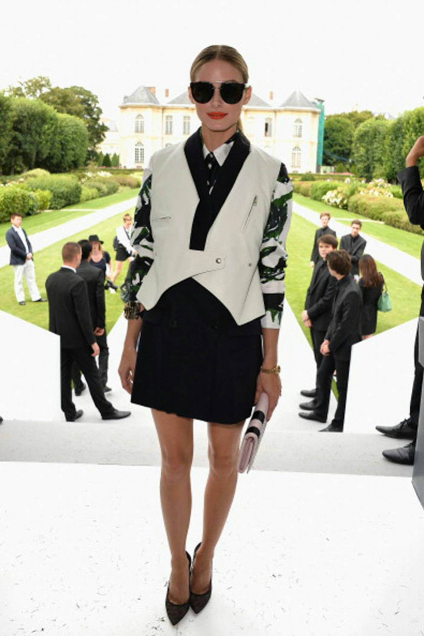 Olivia Palermo at the Christian Dior show