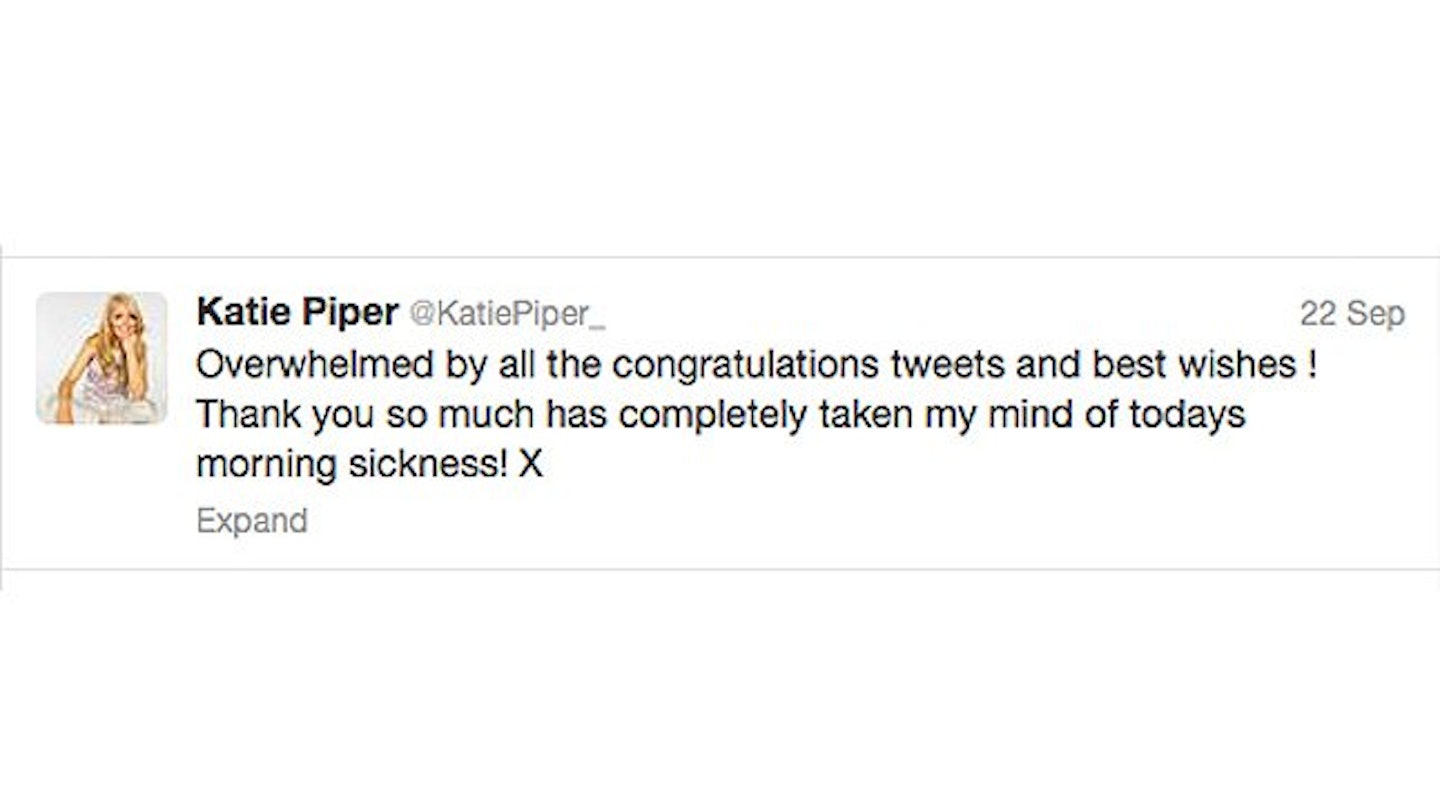Katie has since thanked her fans for their support