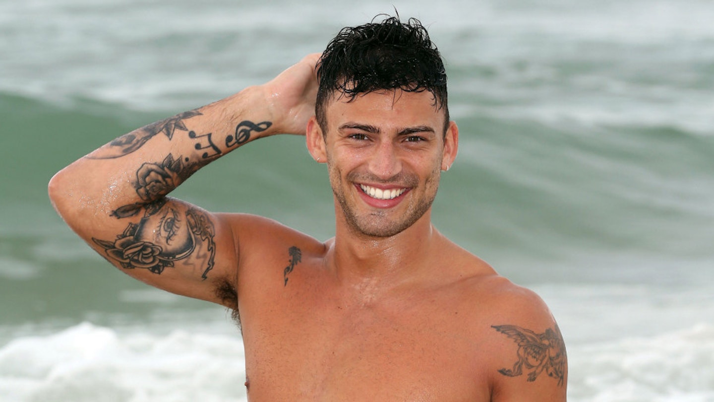 jake-quickenden-topless-red-swimming-trunks