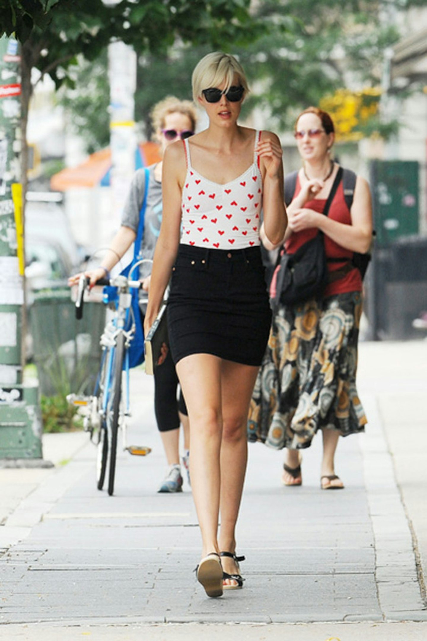 Agyness Deyn out and about in Brooklyn, New York - 8 July 2011