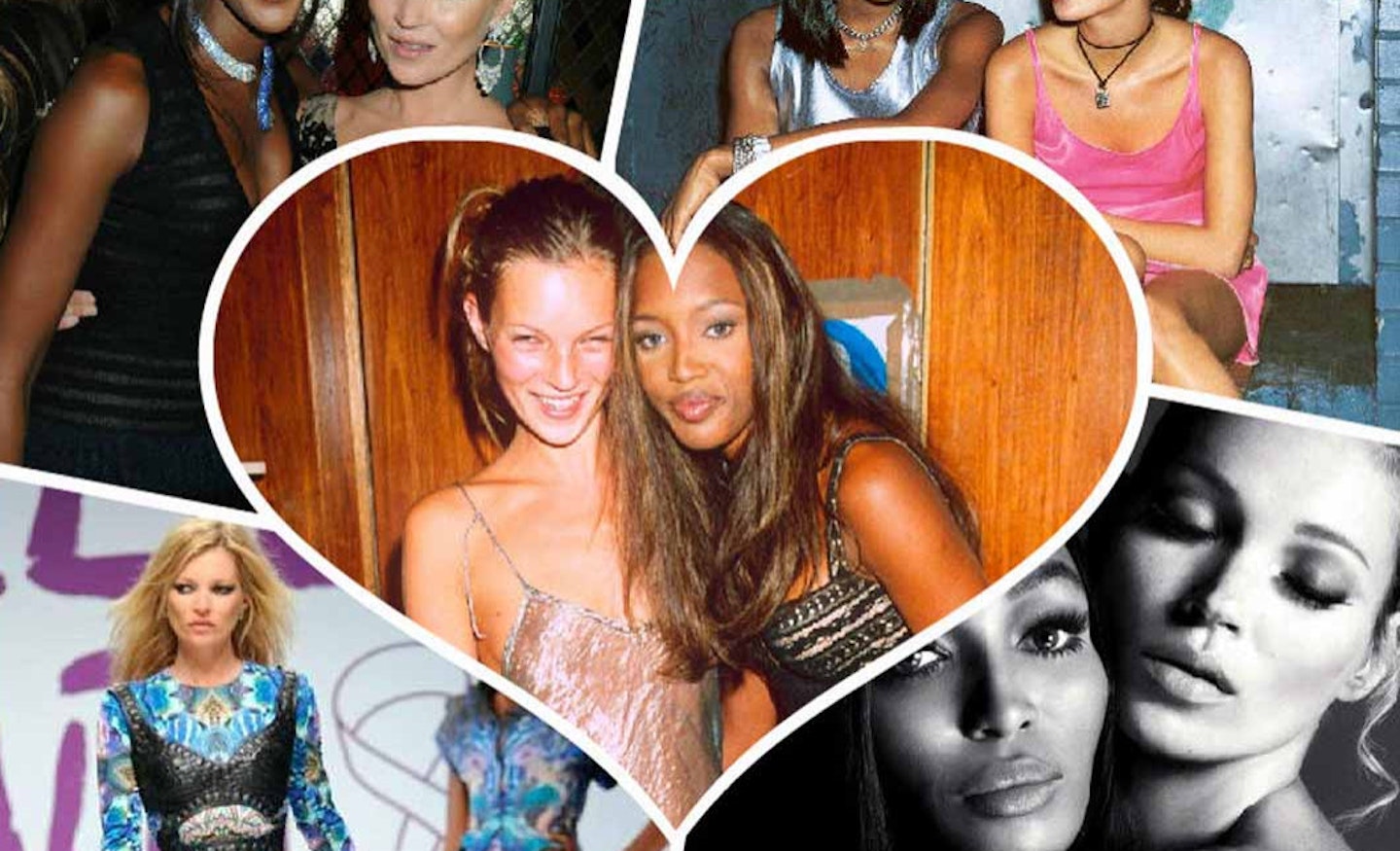 Everyone back to the Ritz'; Kate Moss and Naomi Campbell give