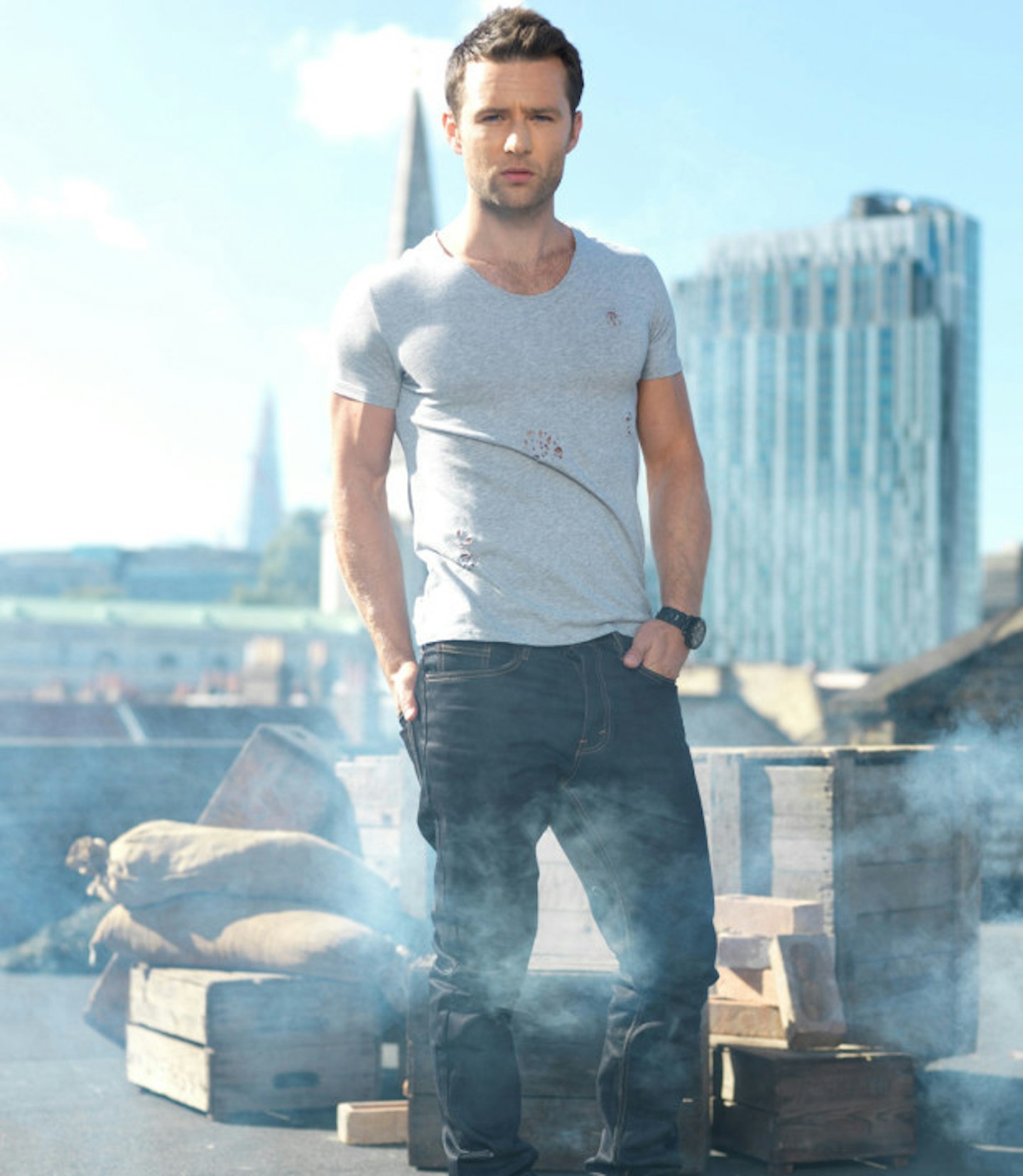 EMBARGOED UNTIL 07.10.15 00.01 Harry Judd teams up with NOW to launch Obleshion, Eau De Walker fragrance ahead of Season 6 of The Walking Dead (9)