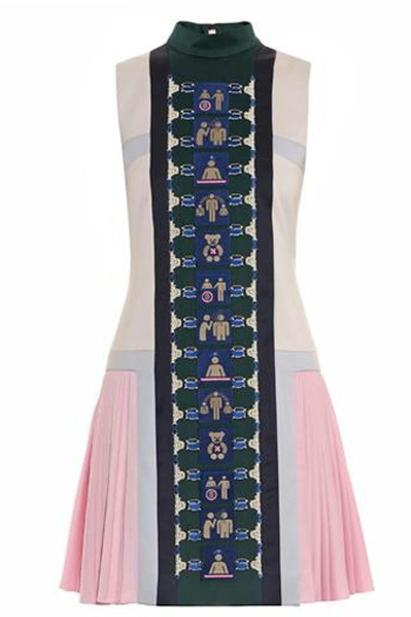33. Embroidered pleated dress, £3726, Mary Katrantzou