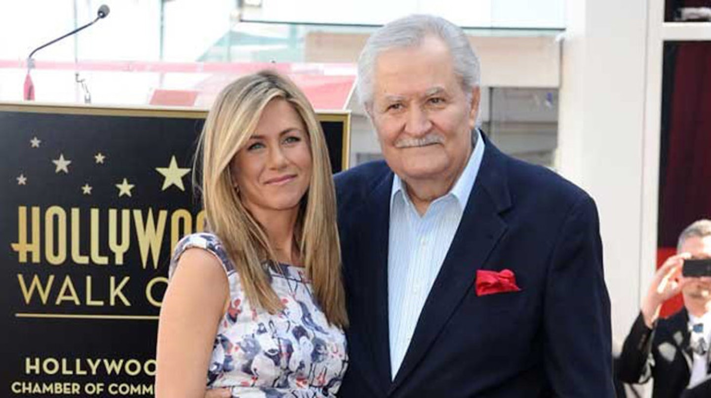 Jennifer Aniston and dad John