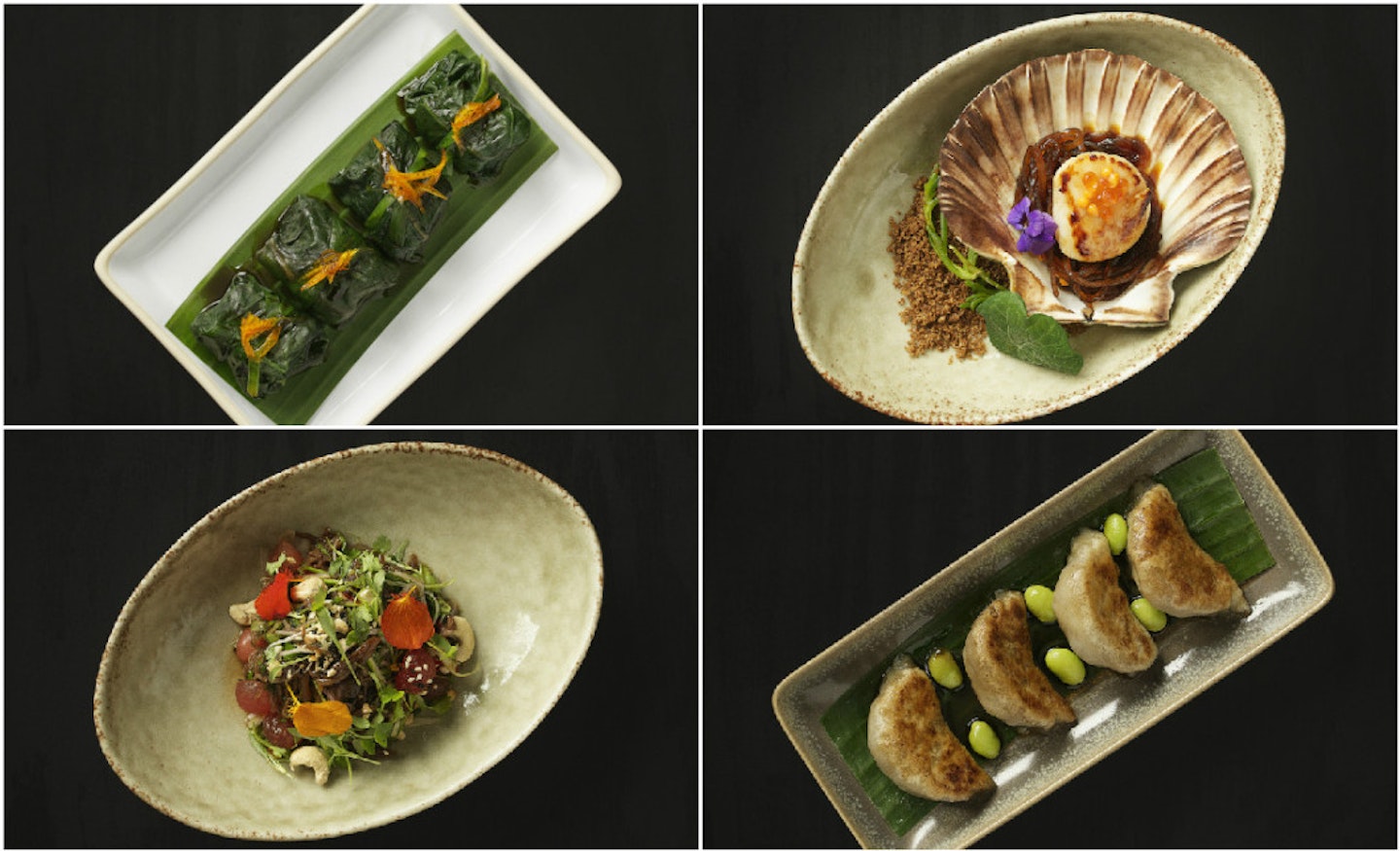 Asian dishes.