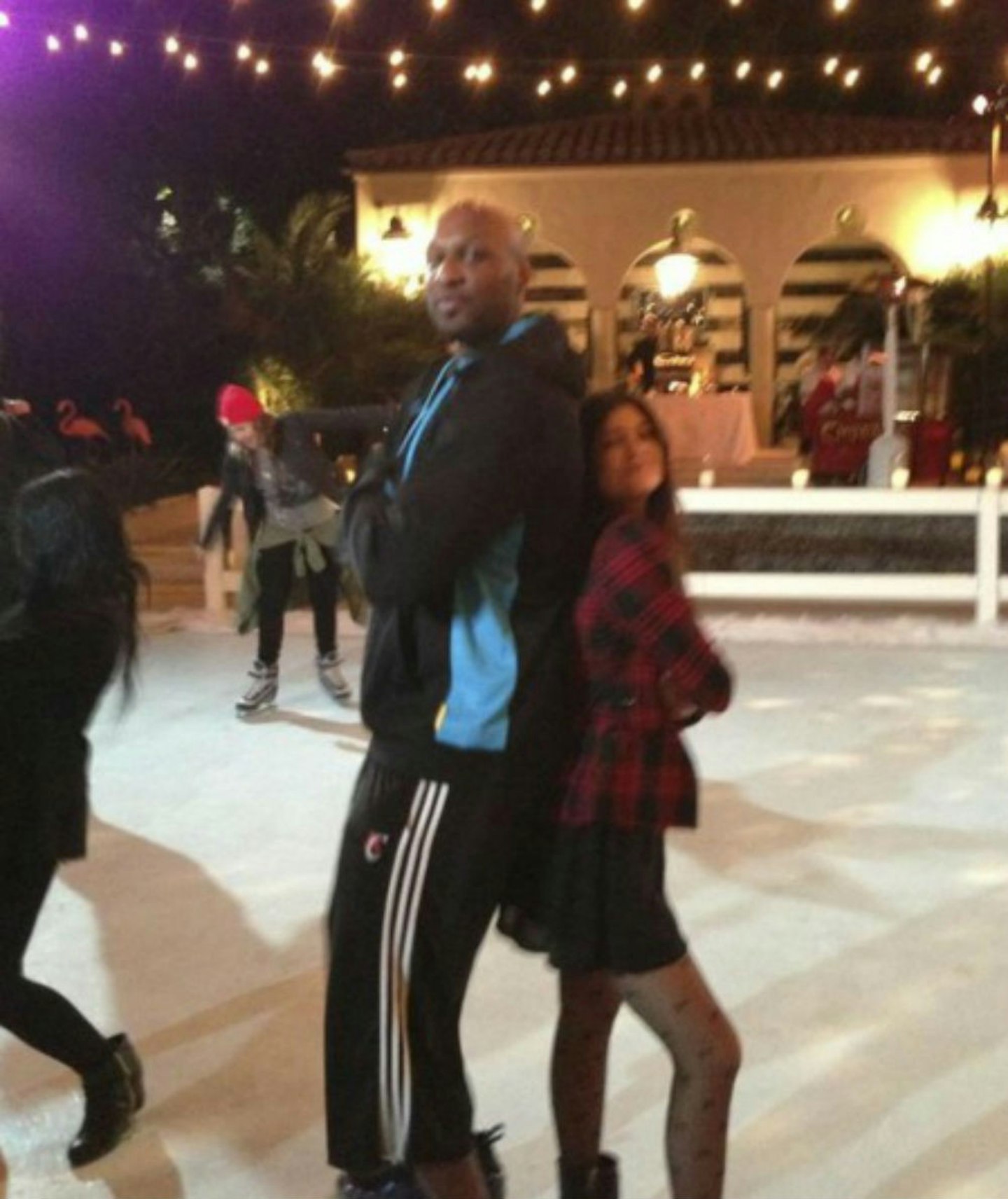 kylie-jenner-lamar-odom-ice-skating