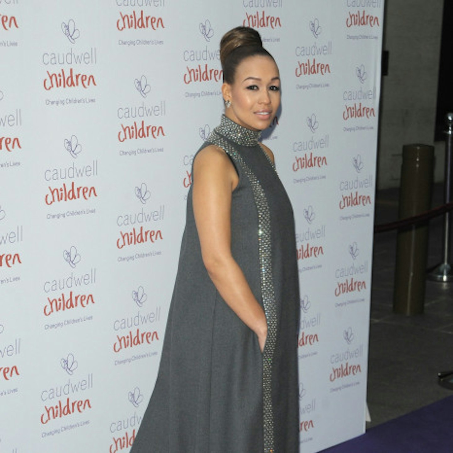 Rebecca pictured earlier in the year