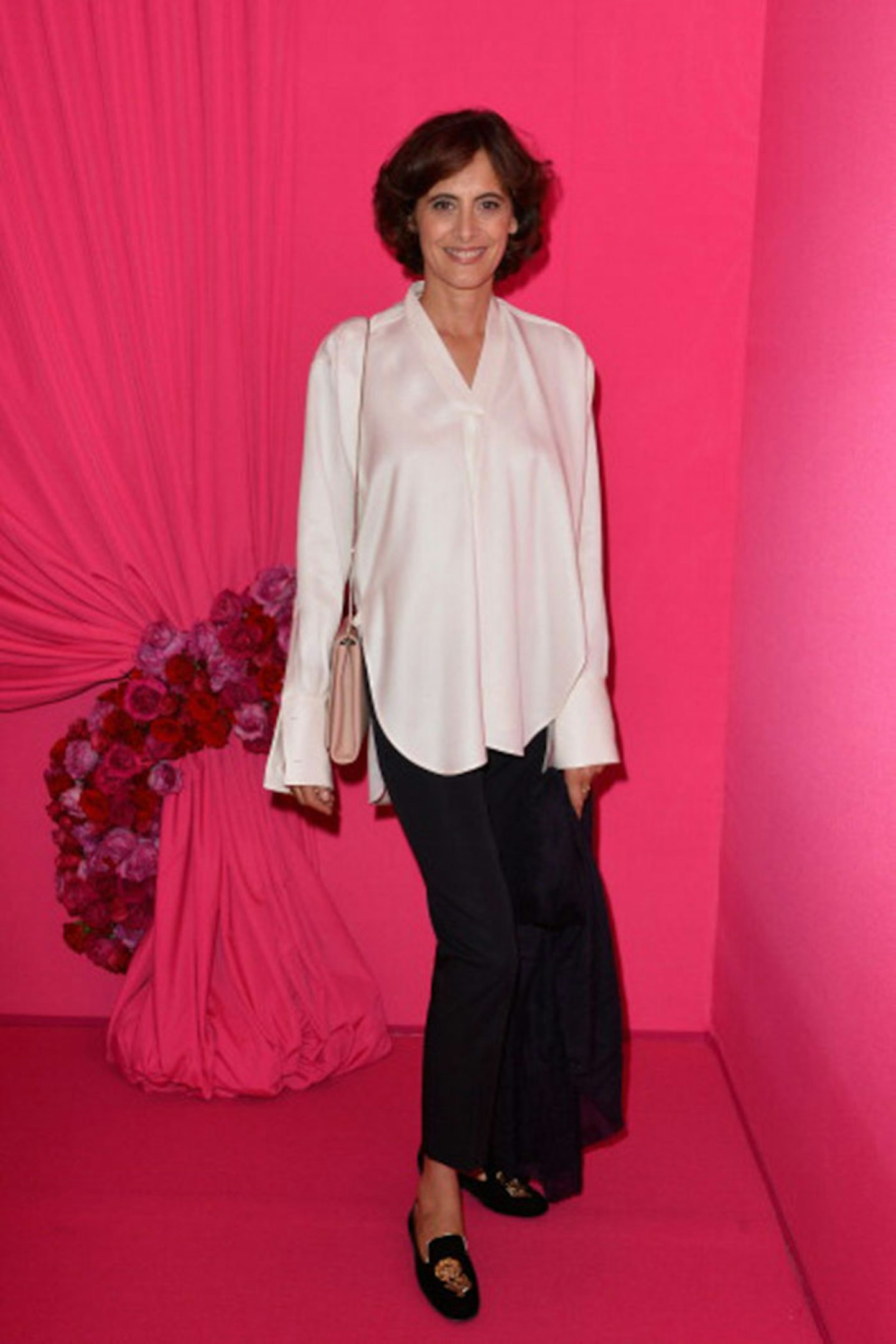 Ines de La Fressange at the Schiaparelli show