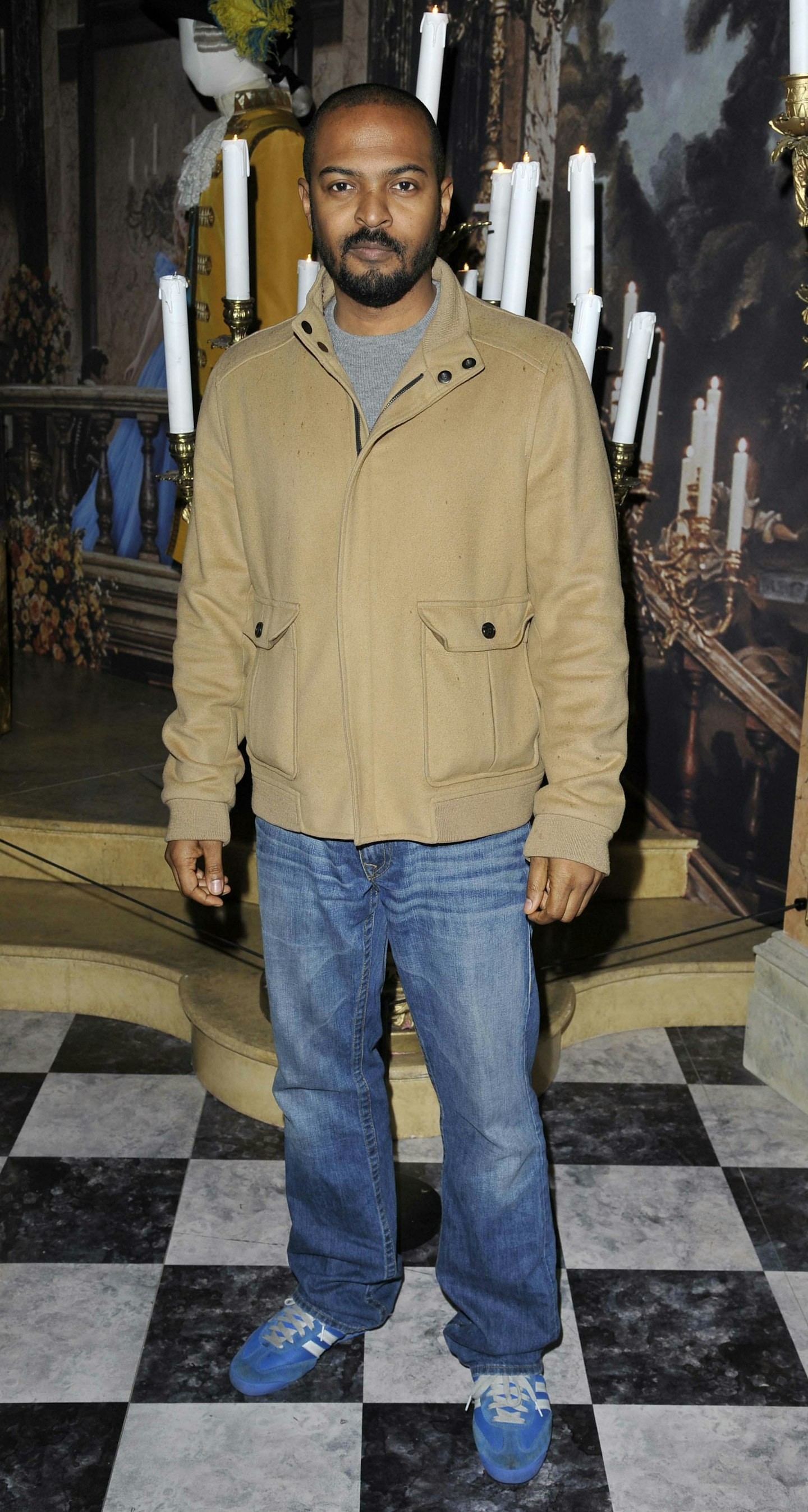 Noel at the Cinderella VIP exhibition preview and film screening in London, in March.