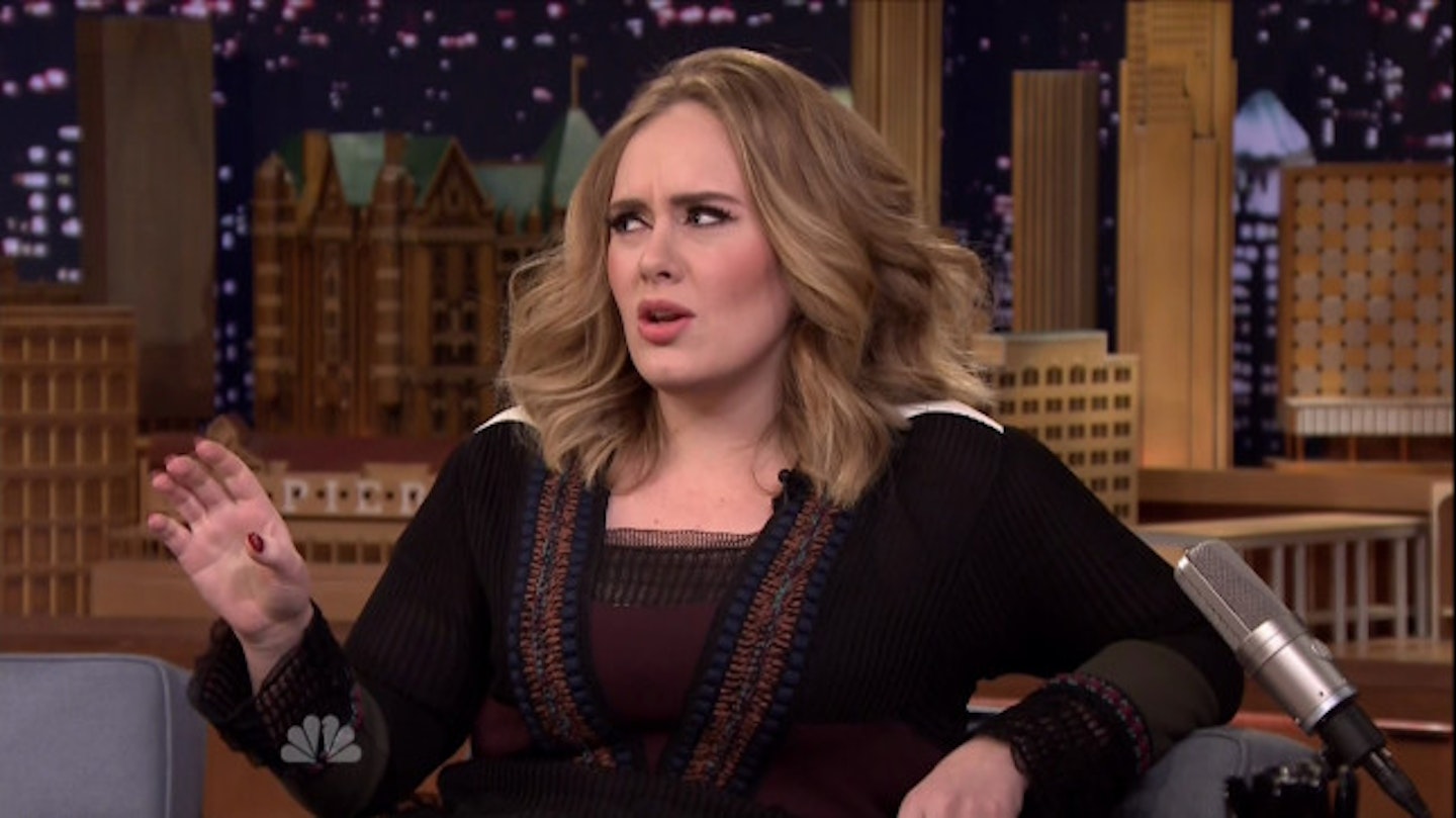 Adele confessed the birth of her son made her too happy to write songs