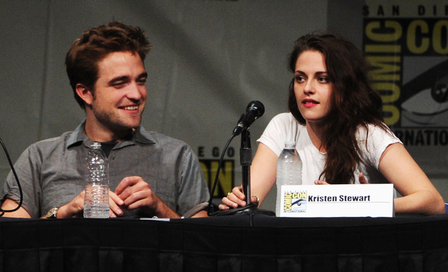 Twilight stars Robert Pattinson and Kristen Stewart in 2012 [Getty]