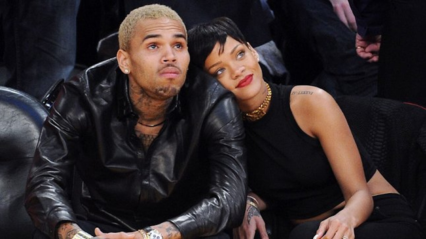 Rihanna famously had a dramatic relationship with singer Chris Brown.