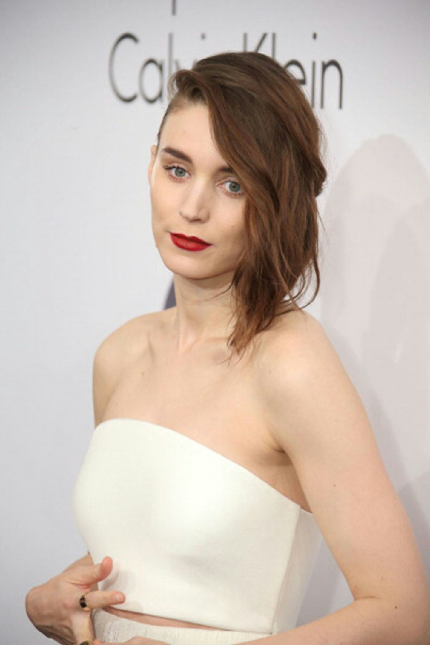 Do the faux undercut like Rooney Mara