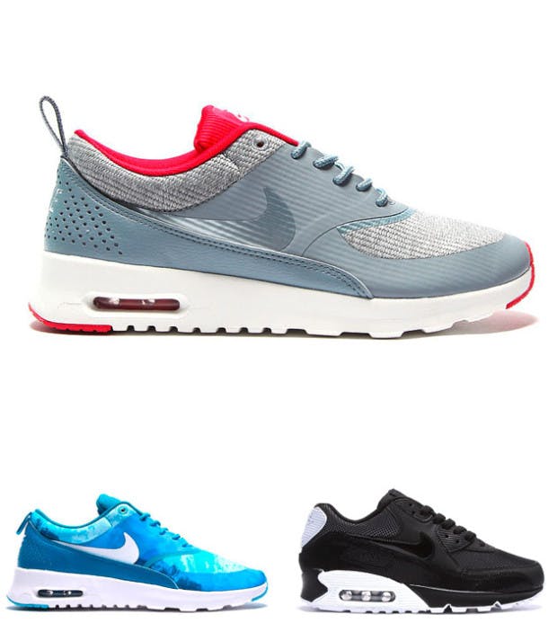 Nike air max hotsell thea grey and pink