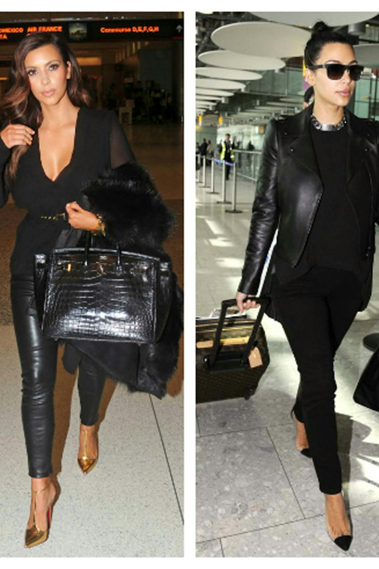 Kim Kardashian's Airport Looks