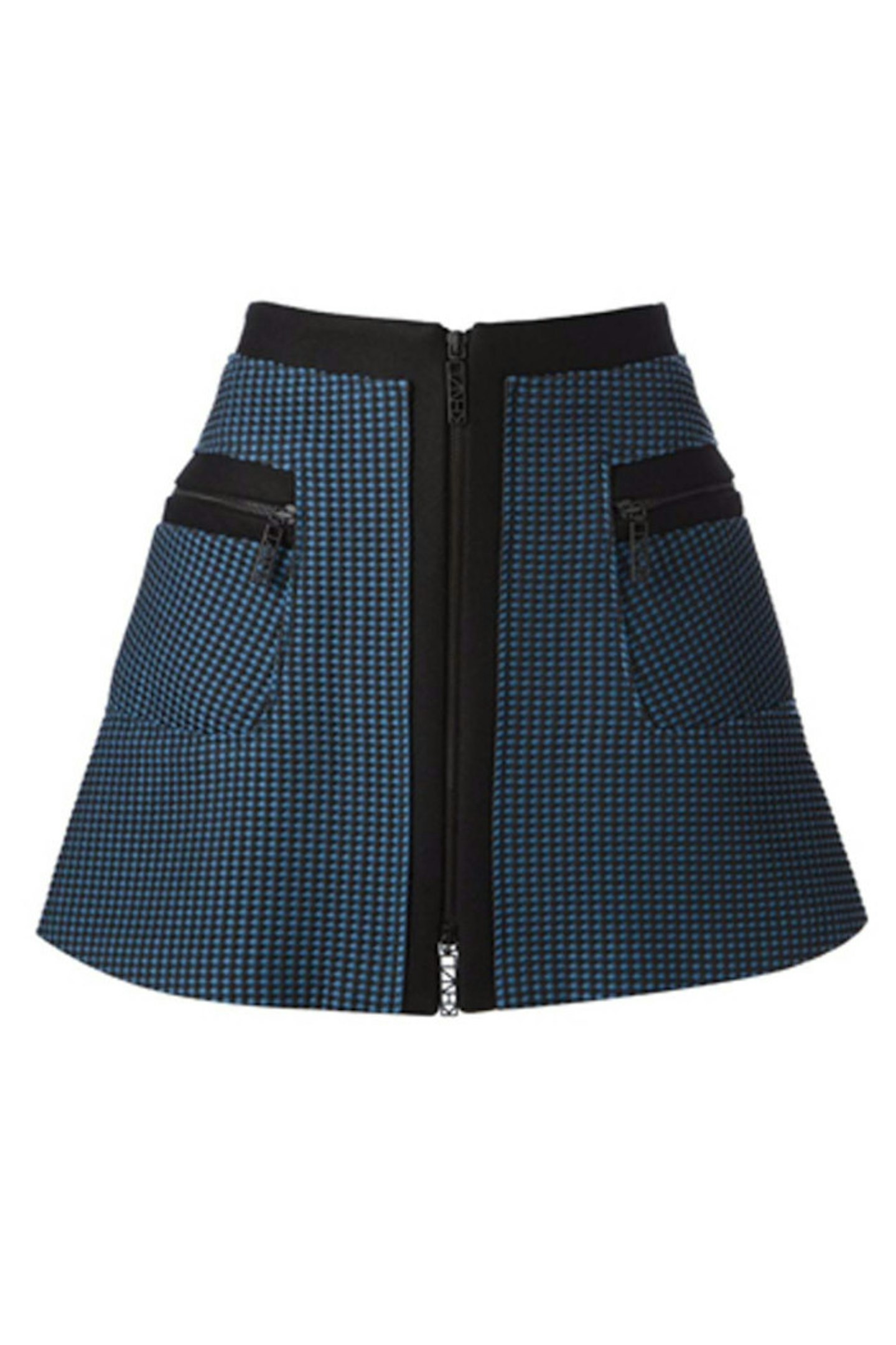 39. Blue and Black cotton skirt, £360, Kenzo at Farfetch
